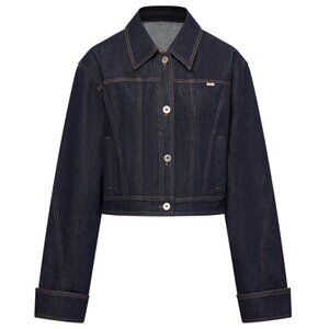 NWT Fabrique Wendy Denim Jacket in Raw Denim